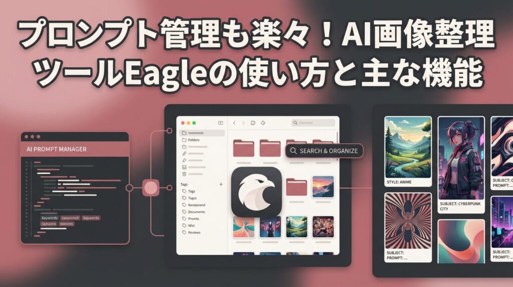 プロンプト管理も楽々！AI画像整理ツールEagleの使い方と主な機能